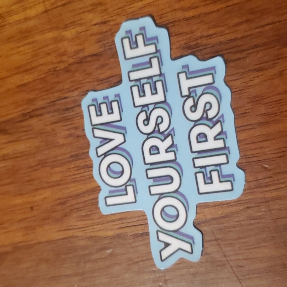 Love Yourself First Sticker - Picture 2 of 2